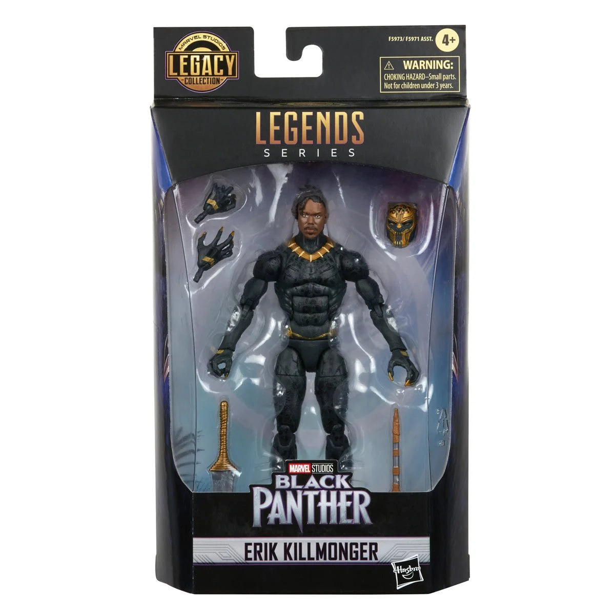 Marvel Legends Black Panther Collection Killmonger Hasbro No Protector Case
